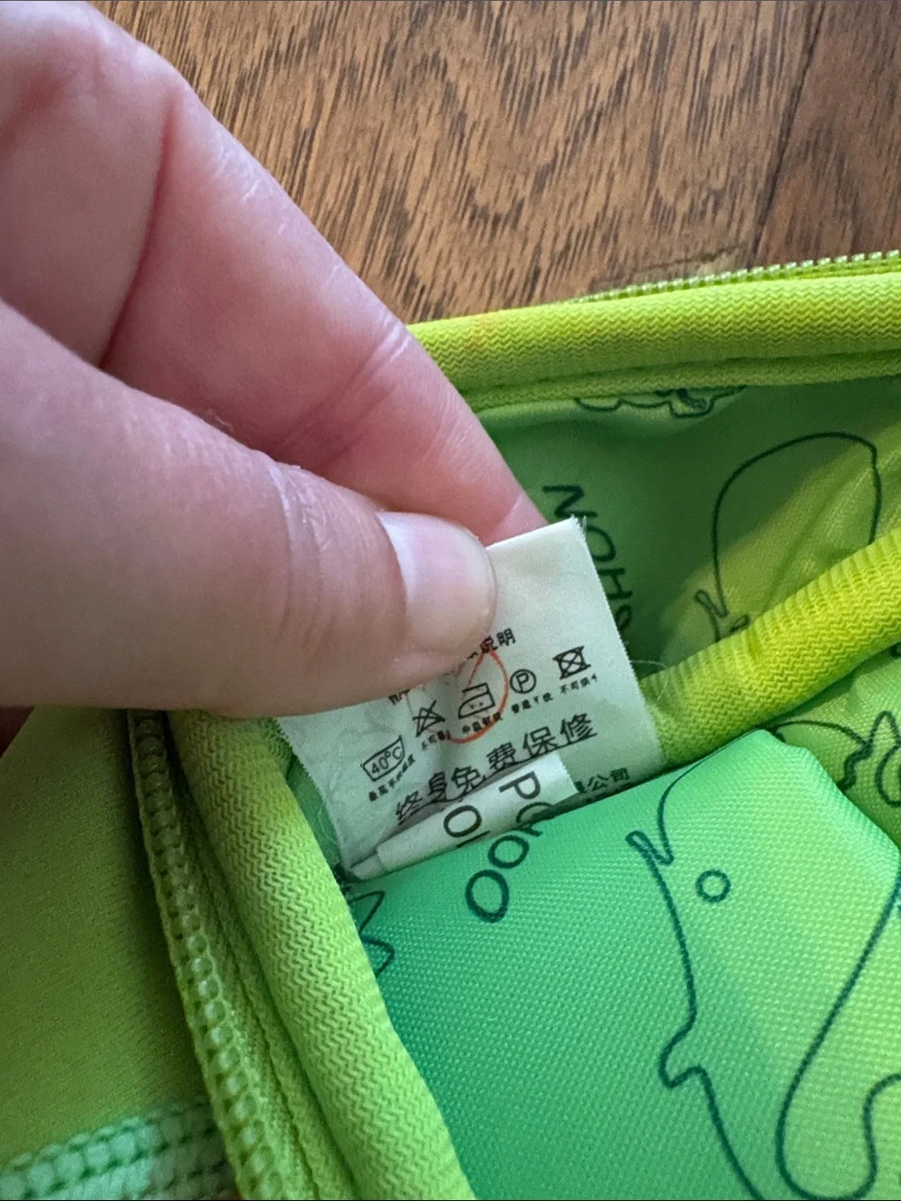 Nohoo Neon Green Kids Backpack